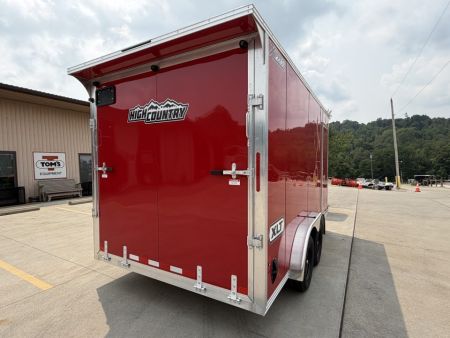 New 2026 High Country Xpress Trailers 7.5x14 XLT PRO Enclosed Trailer - Red - w/ Ramp - 7000# GVWR