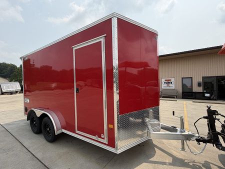 New 2026 High Country Xpress Trailers 7.5x14 XLT PRO Enclosed Trailer - Red - w/ Ramp - 7000# GVWR