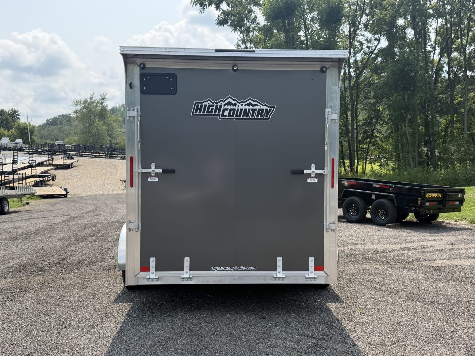 New 2026 High Country Xpress Trailers 7x14 XLT PRO Enclosed Trailer - Gray - w/ Ramp & Rear Spoiler - 7000# GVWR