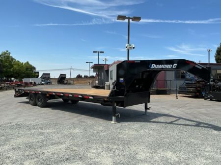New 2026 Diamond C Trailers FMAX207L25X102MR 8.5FT X 25FT 15.5K GVW Gooseneck Equipment Trailer