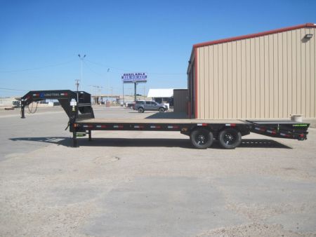 New 2026 Load Trail 102x25 GN Flatbed w/ Max Ramps 14k