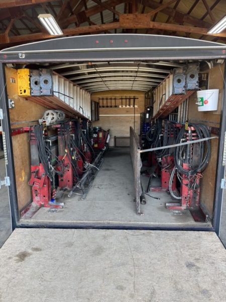 Used 2018 H&H Trailers TCAH101X18X72 Cargo / Enclosed Trailer/Bin Jacks Equipment