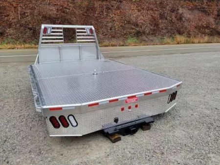 New Zimmerman Flatbed 84" CA DRW Chassis 97x136 with B&W Turnover Ball 6000XL