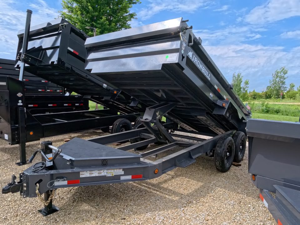 New 2027 Iron Bull 83 x 14 DWB Dump Trailer