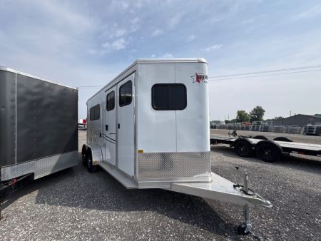 New 2025 Frontier Trailers 2 Horse | Stock / Stock Combo Trailer **Clearance**