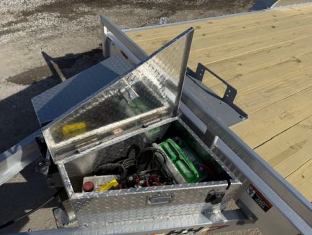 New 2026 H&H Aluminum 82"x20' 10k Electric Tilt Speed Loader Car Hauler Trailer