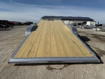New 2026 H&H Aluminum 82"x20' 10k Electric Tilt Speed Loader Car Hauler Trailer