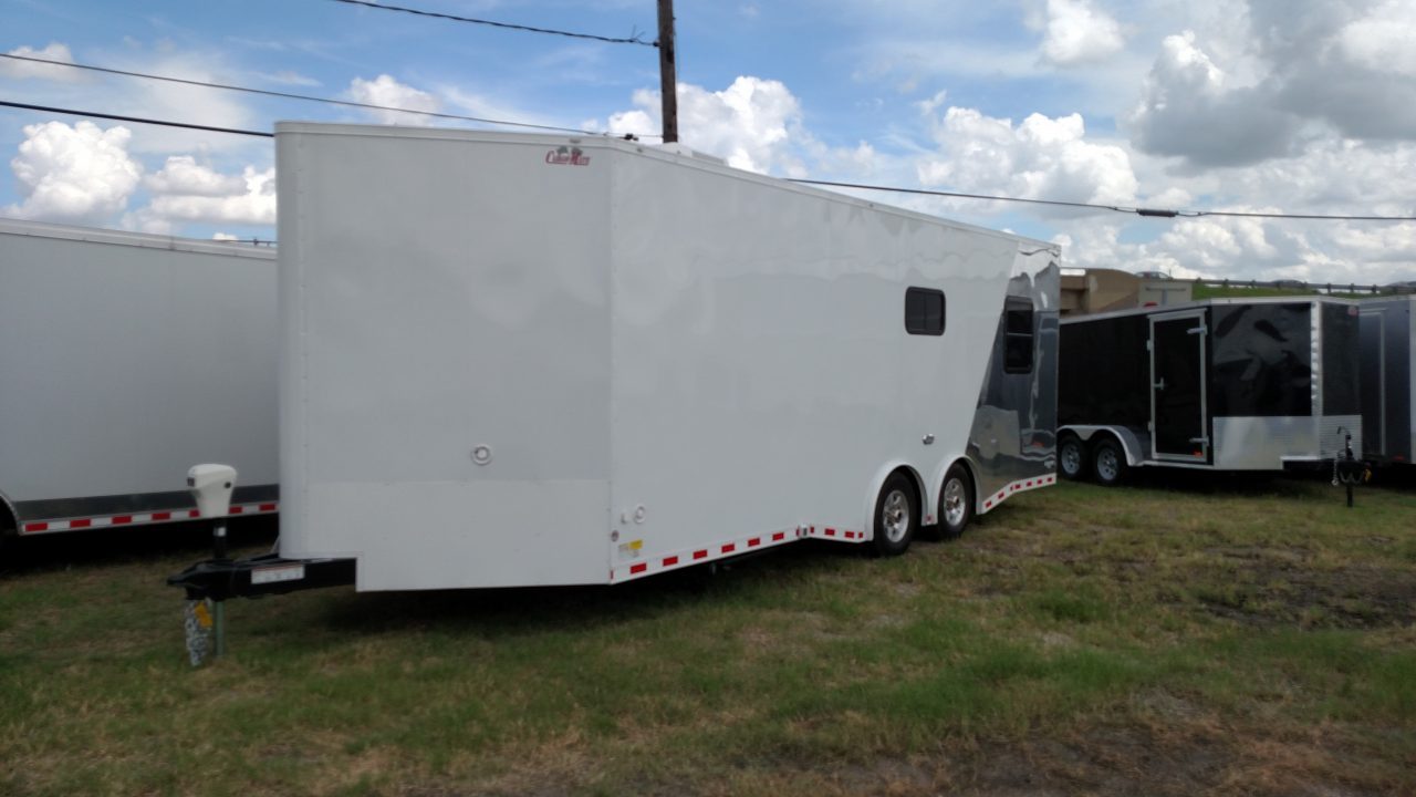 New 2026 Cargo Mate 24ft MOTORCYLE Trailer with LIVING QUARTERS