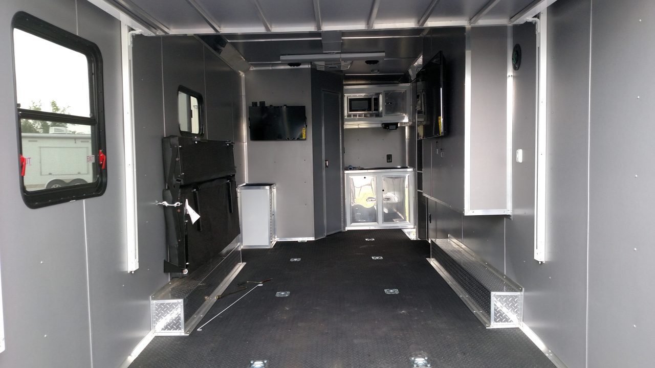 New 2026 Cargo Mate 24ft MOTORCYLE Trailer with LIVING QUARTERS