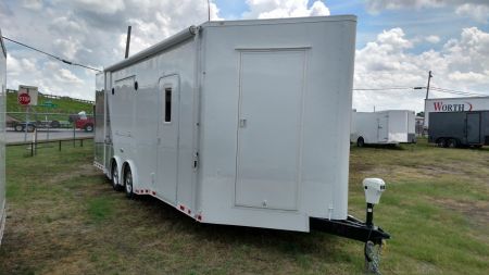 New 2026 Cargo Mate 24ft MOTORCYLE Trailer with LIVING QUARTERS