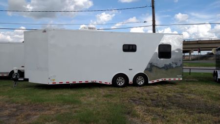 New 2026 Cargo Mate 24ft MOTORCYLE Trailer with LIVING QUARTERS