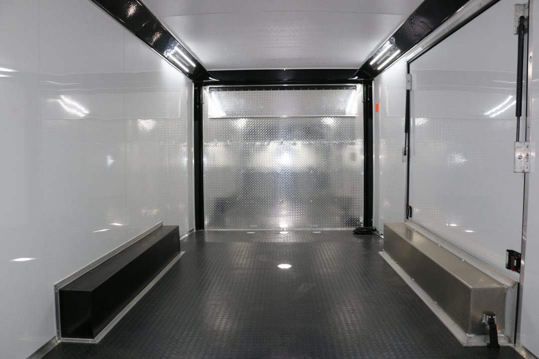 New 24FT W/FULL ESCAPE DOOR RACE TRAILER