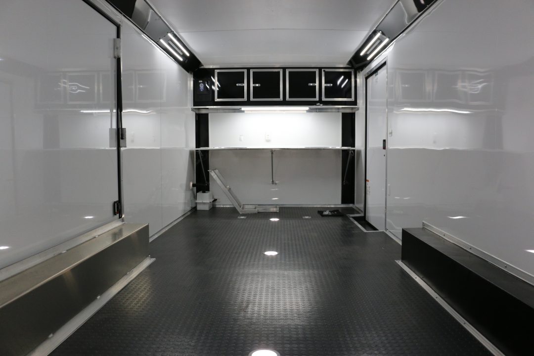 New 24FT W/FULL ESCAPE DOOR RACE TRAILER