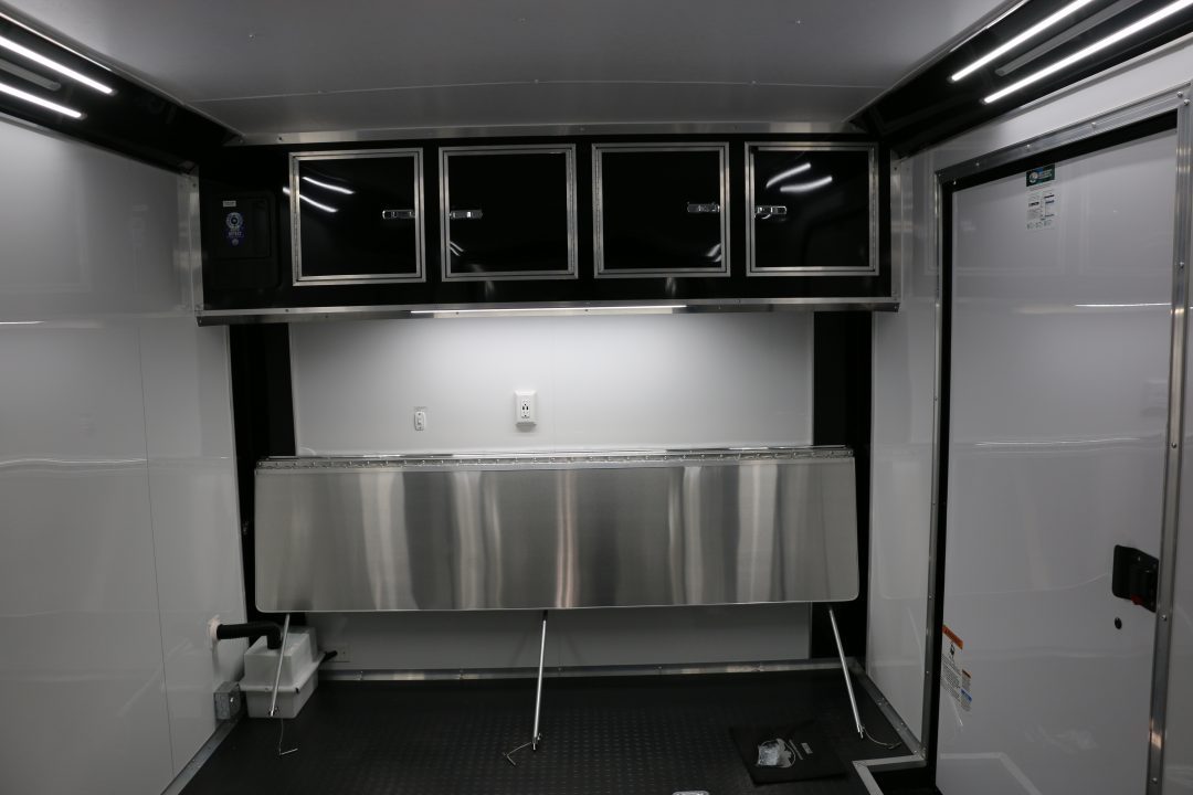 New 24FT W/FULL ESCAPE DOOR RACE TRAILER