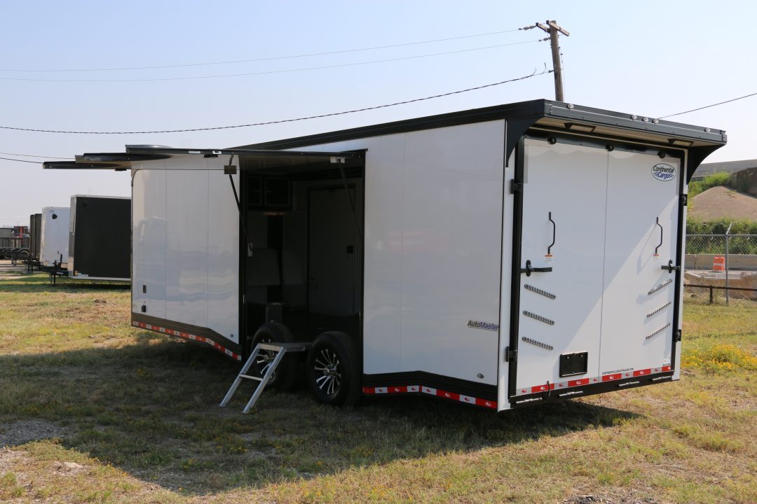 New 24FT W/FULL ESCAPE DOOR RACE TRAILER
