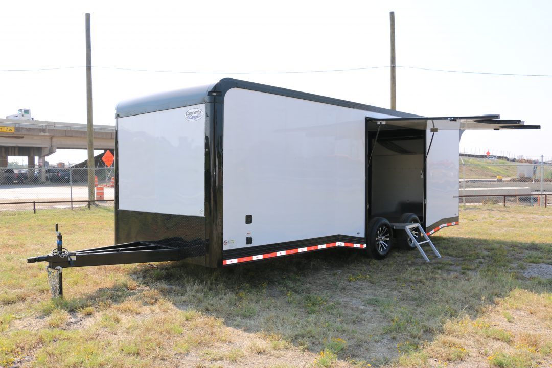 New 24FT W/FULL ESCAPE DOOR RACE TRAILER