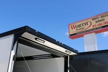 New 24FT W/FULL ESCAPE DOOR RACE TRAILER