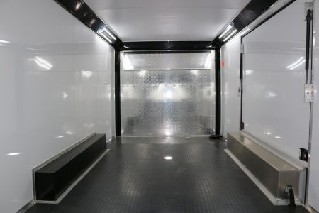 New 24FT W/FULL ESCAPE DOOR RACE TRAILER