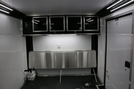 New 24FT W/FULL ESCAPE DOOR RACE TRAILER