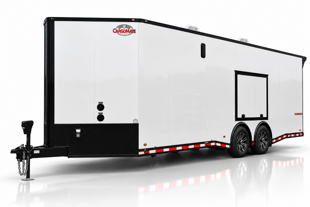 New 2026 Cargo Mate 26FT RACE TRAILER W/ DRIVE OVER RAMPS