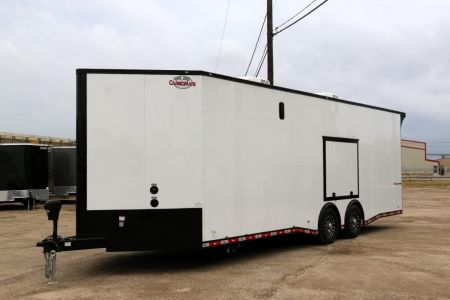 New 2026 Cargo Mate 26FT RACE TRAILER W/ DRIVE OVER RAMPS