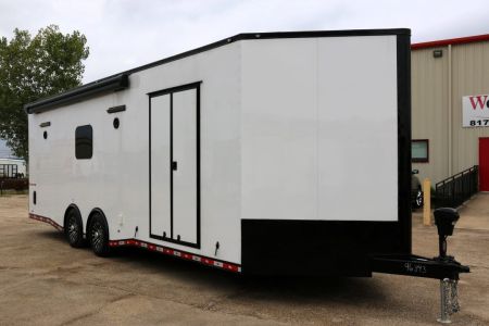 New 2026 Cargo Mate 26FT RACE TRAILER W/ DRIVE OVER RAMPS