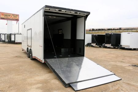 New 2026 Cargo Mate 26FT RACE TRAILER W/ DRIVE OVER RAMPS