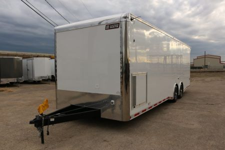 New 28' NOS Package Race Trailer W/ .080 Polycore