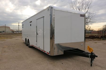 New 28' NOS Package Race Trailer W/ .080 Polycore