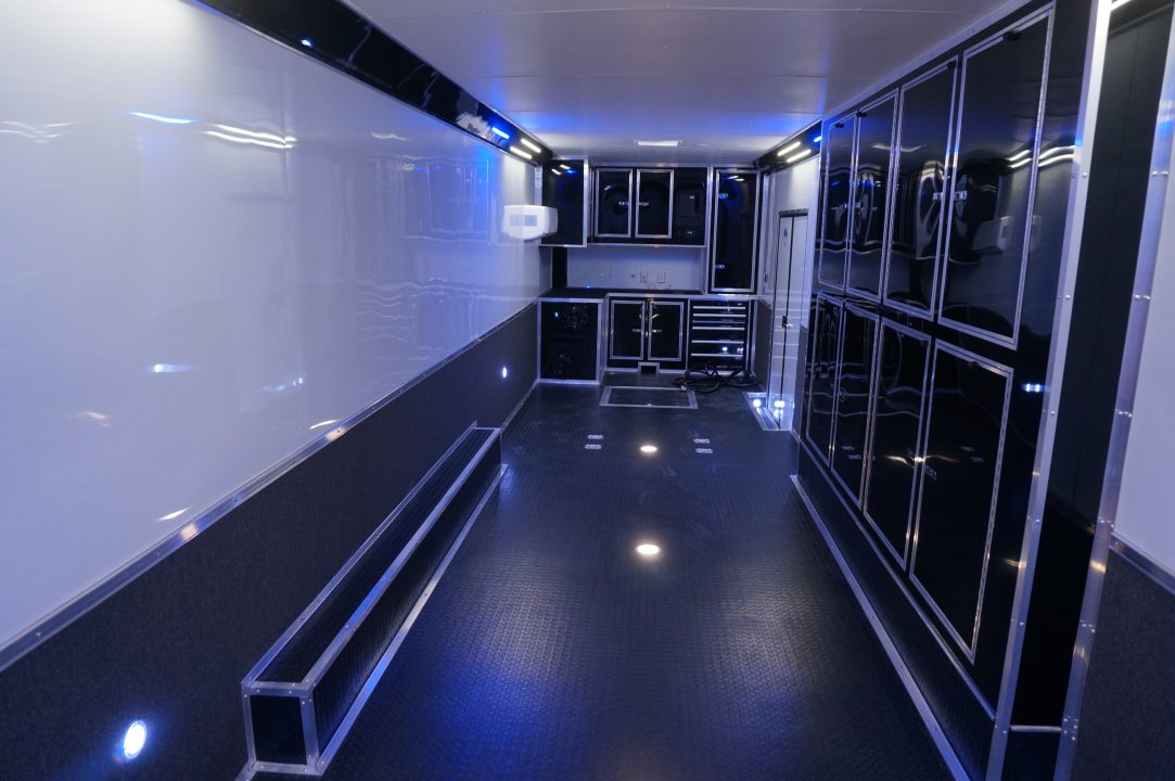 New 34FT Finished Out Race Trailer ST# SOLD