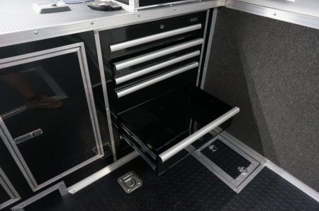 New 34FT Finished Out Race Trailer ST# SOLD