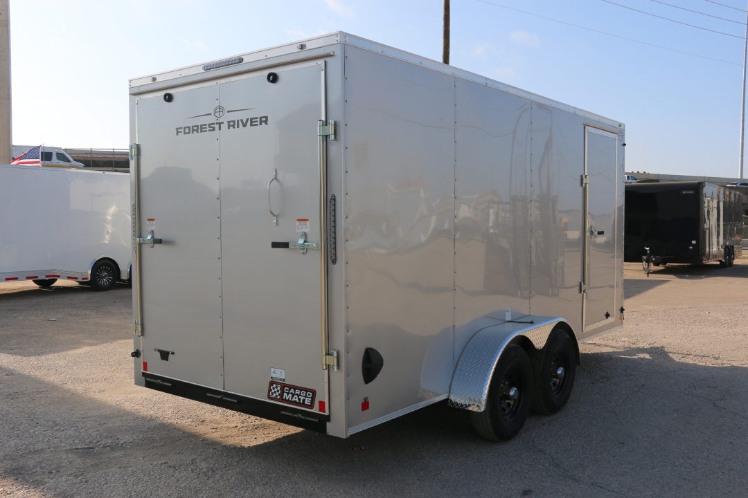 New 2027 Cargo Mate 7X16 LEE SEMI SCREWLESS W/5.2K AXLES Cargo / Enclosed Trailer