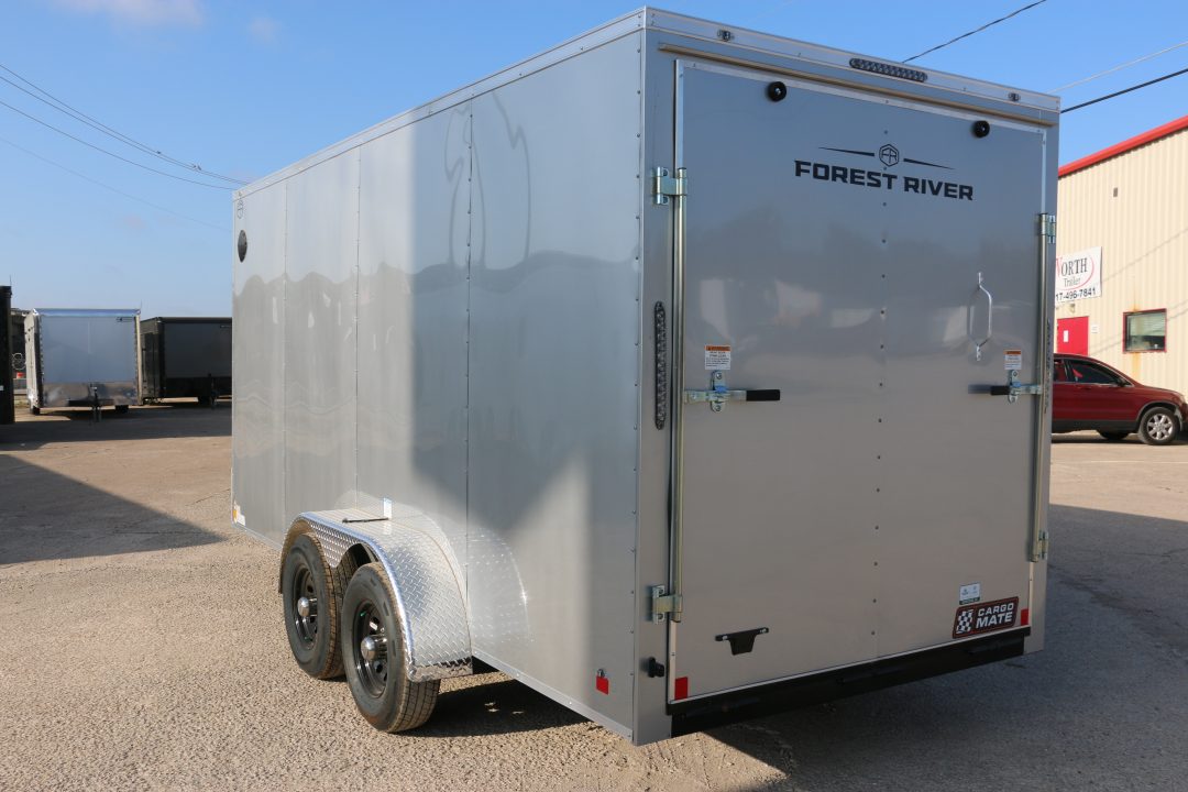 New 2027 Cargo Mate 7X16 LEE SEMI SCREWLESS W/5.2K AXLES Cargo / Enclosed Trailer