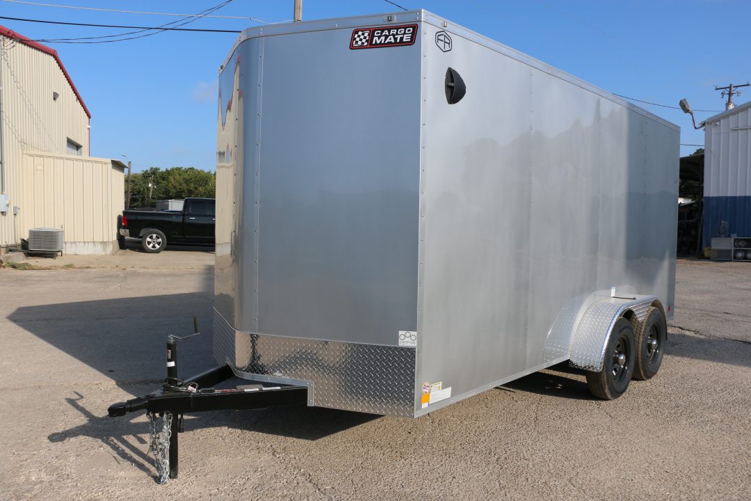 New 2027 Cargo Mate 7X16 LEE SEMI SCREWLESS W/5.2K AXLES Cargo / Enclosed Trailer