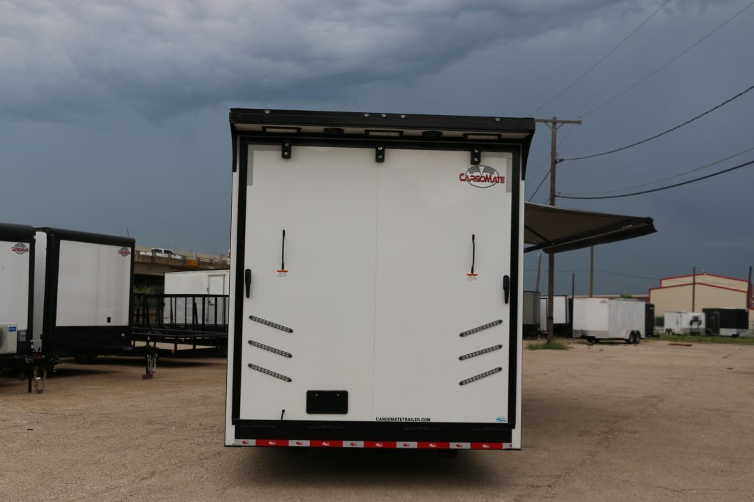 New 2026 Cargo Mate 8.5 X 44 ELIMINATOR SS RACE TRAILER W/ BATH, BED AND MUCH MORE
