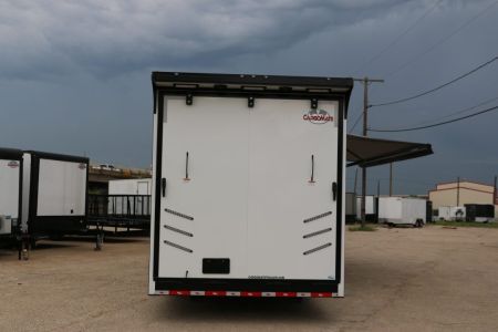 New 2026 Cargo Mate 8.5 X 44 ELIMINATOR SS RACE TRAILER W/ BATH, BED AND MUCH MORE