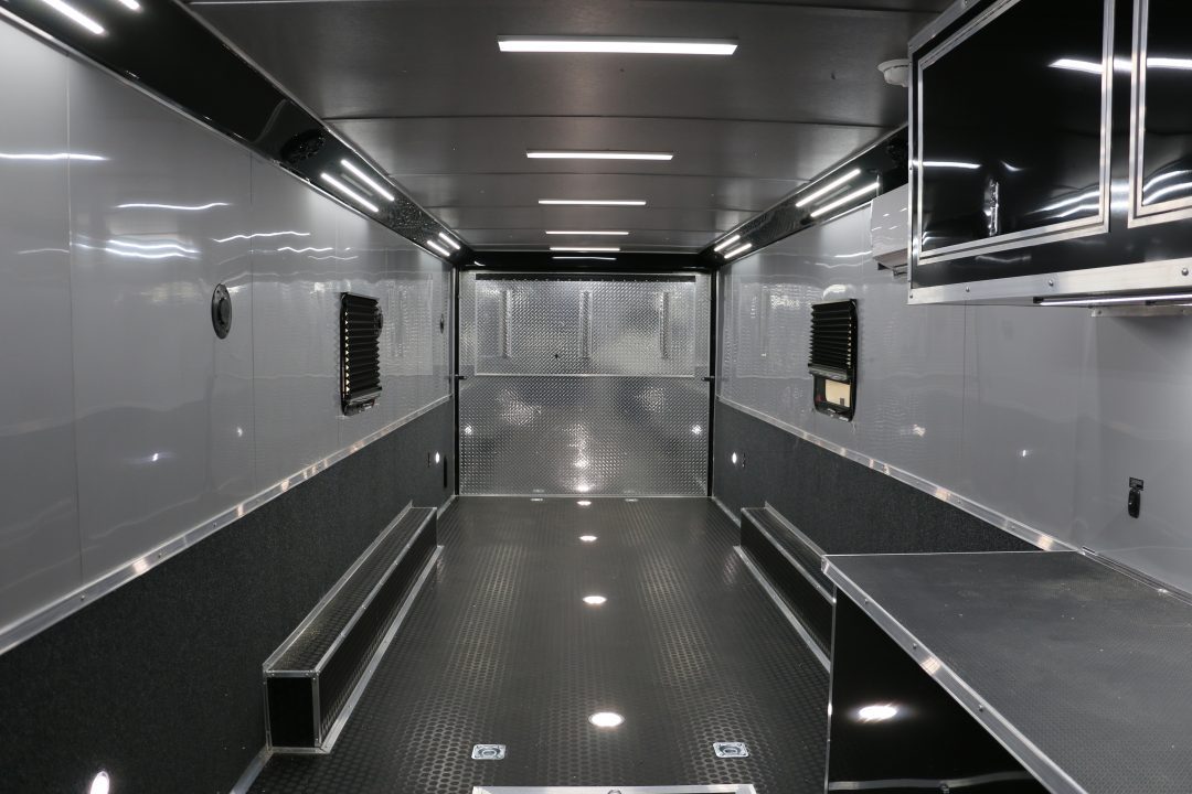 New 2026 Cargo Mate 8.5"x34' ELIMINATOR SS W/BATHROOM, MINI SPLIT, AWNING AND MORE!