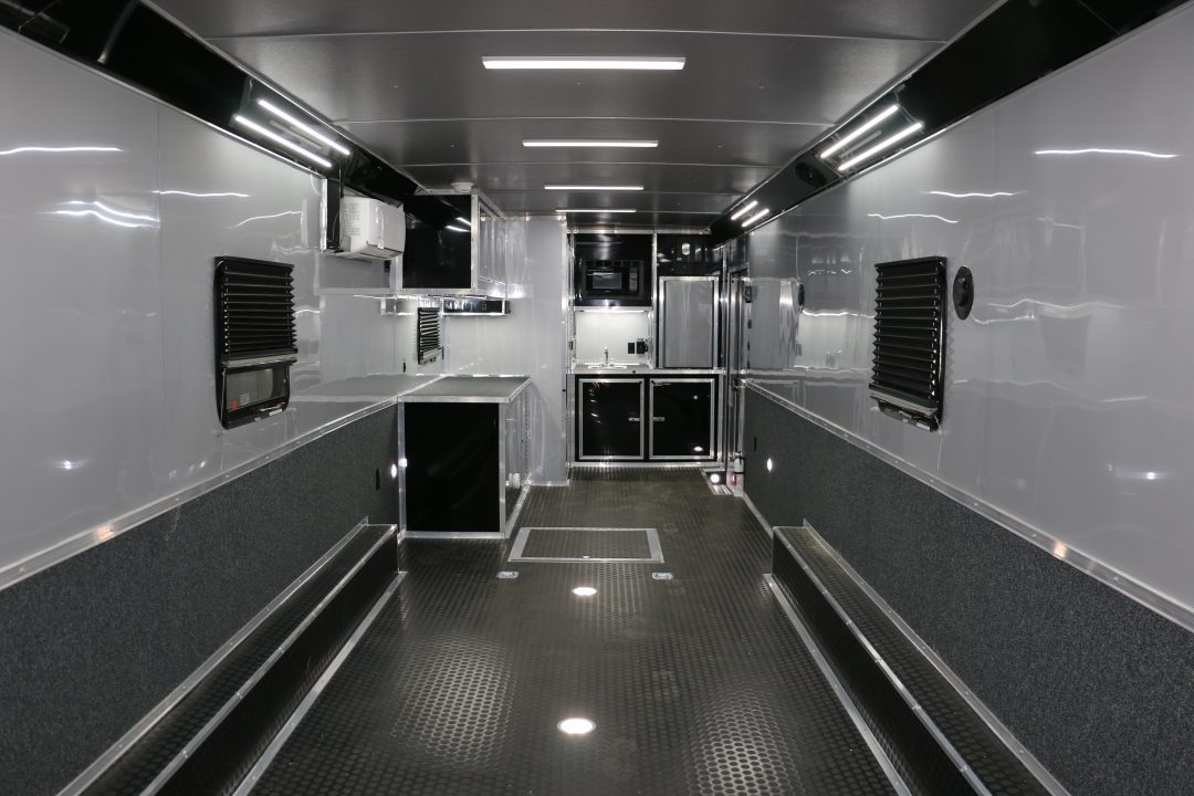 New 2026 Cargo Mate 8.5"x34' ELIMINATOR SS W/BATHROOM, MINI SPLIT, AWNING AND MORE!