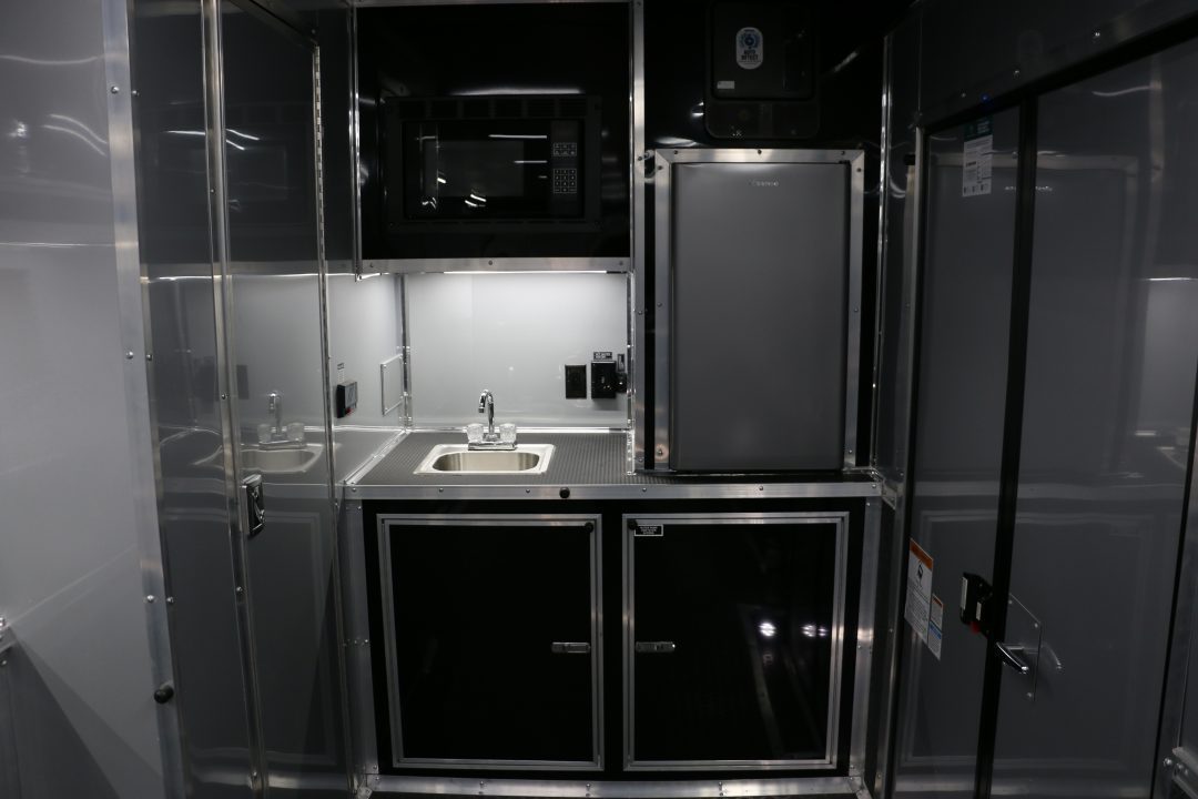 New 2026 Cargo Mate 8.5"x34' ELIMINATOR SS W/BATHROOM, MINI SPLIT, AWNING AND MORE!