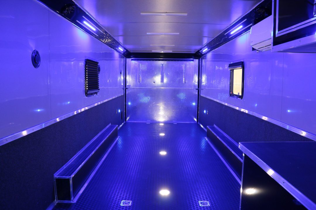 New 2026 Cargo Mate 8.5"x34' ELIMINATOR SS W/BATHROOM, MINI SPLIT, AWNING AND MORE!
