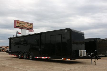 New 2026 Cargo Mate 8.5"x34' ELIMINATOR SS W/BATHROOM, MINI SPLIT, AWNING AND MORE!
