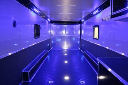 New 2026 Cargo Mate 8.5"x34' ELIMINATOR SS W/BATHROOM, MINI SPLIT, AWNING AND MORE!