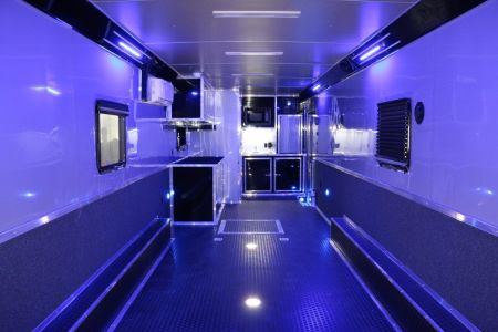 New 2026 Cargo Mate 8.5"x34' ELIMINATOR SS W/BATHROOM, MINI SPLIT, AWNING AND MORE!