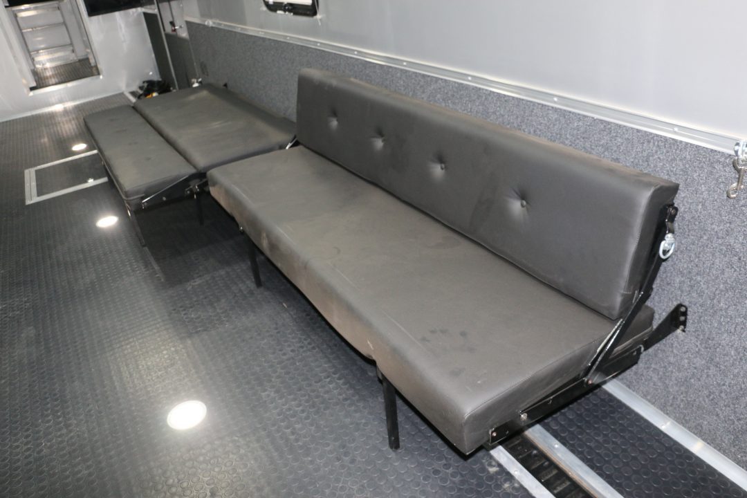 New 2026 Cargo Mate 8.5' X 44' GOOSENECK RACE CAR TRAILER W/ LIVING QUARTERS