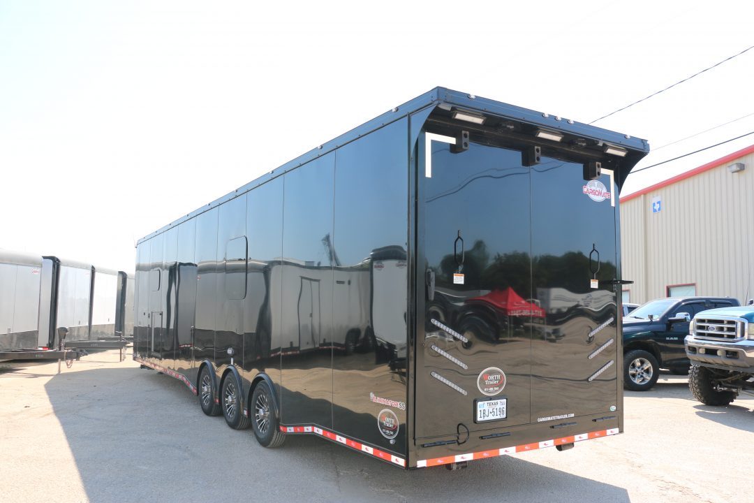 New 2026 Cargo Mate 8.5'X44' GOOSENECK RACE TRAILER W/ BATHROOM