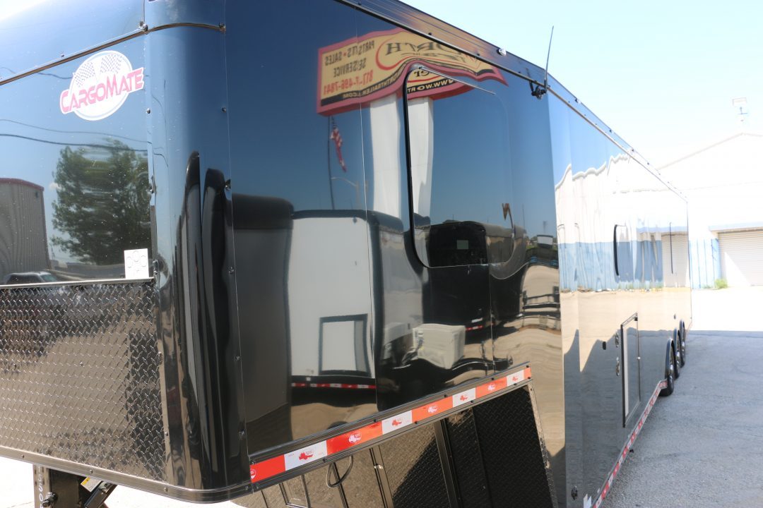 New 2026 Cargo Mate 8.5'X44' GOOSENECK RACE TRAILER W/ BATHROOM