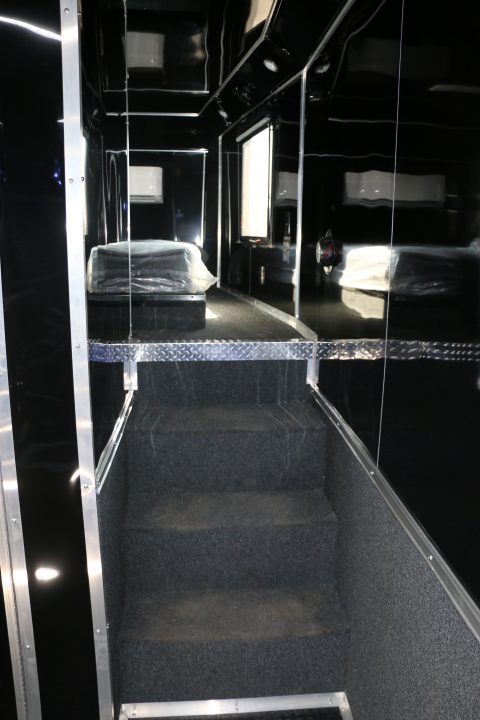 New 2026 Cargo Mate 8.5'X44' GOOSENECK RACE TRAILER W/ BATHROOM