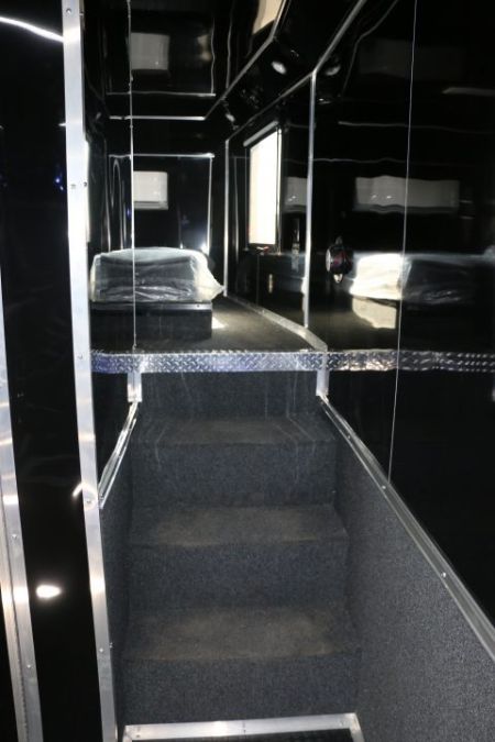 New 2026 Cargo Mate 8.5'X44' GOOSENECK RACE TRAILER W/ BATHROOM