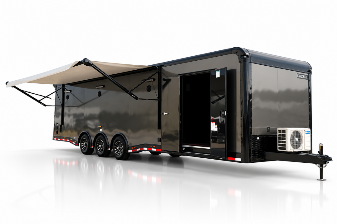 New 2025 Cargo Mate 8.5X3.4FT ELIMINATOR W.HEXGLOW LIGHTING, MINI SPLIT AND MORE!!