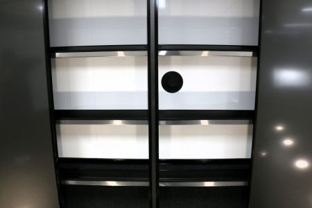 New 8.5X34 CARGO MATE ELIMINATOR SS RACE TRAILER mini split,awning,subwoofers,and more